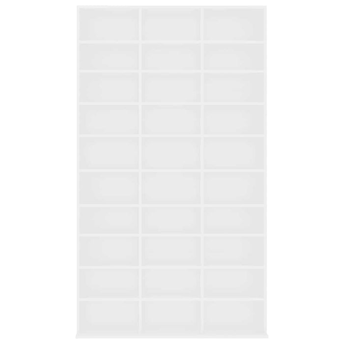 Dulap pentru CD-uri, alb, 102x23x177,5 cm, lemn compozit WALTI