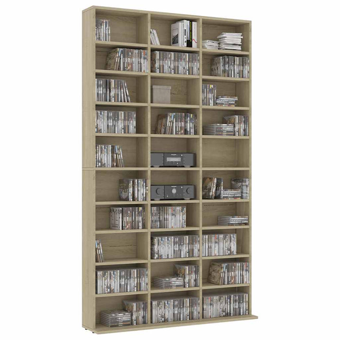 Dulap pentru CD-uri stejar sonoma 102x23x177,5 cm lemn compozit WALTI