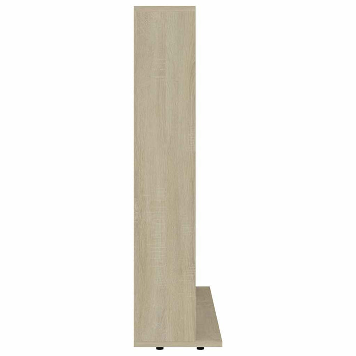 Dulap de CD-uri, stejar sonoma, 100x23x89,5 cm, lemn prelucrat WALTI