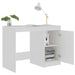 Birou, alb, 100x50x76 cm, lemn prelucrat - WALTI WALTI