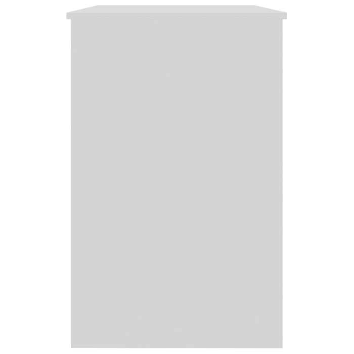 Birou, alb, 100x50x76 cm, lemn prelucrat - WALTI WALTI