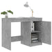 Birou, gri beton, 100x50x76 cm, lemn prelucrat - WALTI WALTI