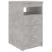 Dulap cu sertare, gri beton, 40x50x76 cm, lemn compozit - WALTI WALTI