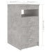 Dulap cu sertare, gri beton, 40x50x76 cm, lemn compozit - WALTI WALTI
