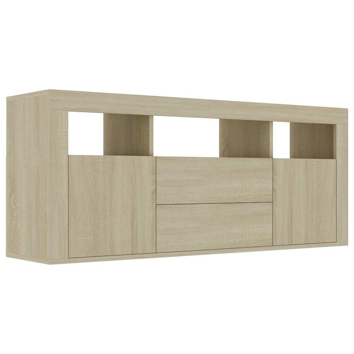 Dulap TV, stejar sonoma, 120x30x50 cm, lemn prelucrat WALTI