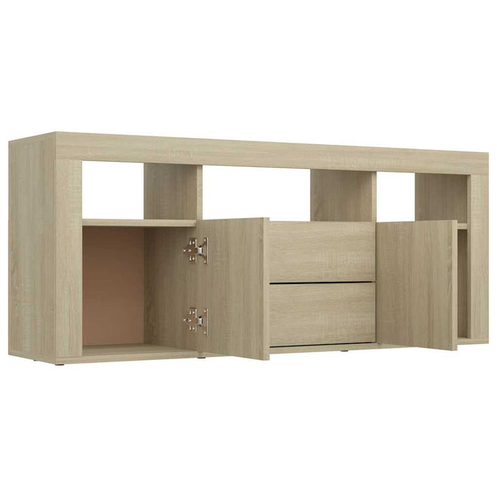 Dulap TV, stejar sonoma, 120x30x50 cm, lemn prelucrat WALTI