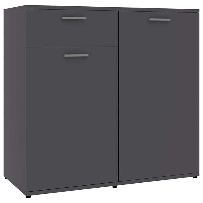 Dulap, gri, 80x36x75 cm, lemn prelucrat WALTI