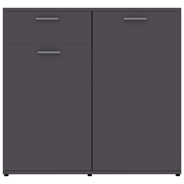 Dulap, gri, 80x36x75 cm, lemn prelucrat WALTI