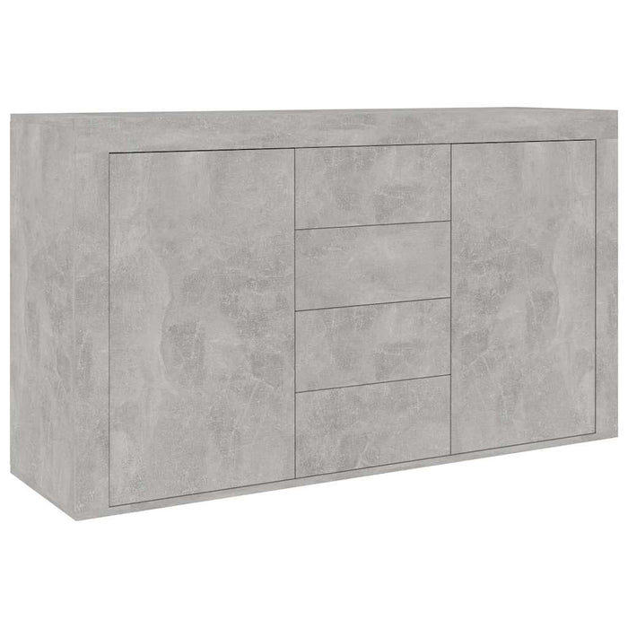 Dulap, gri beton, 120x36x69 cm, lemn prelucrat WALTI