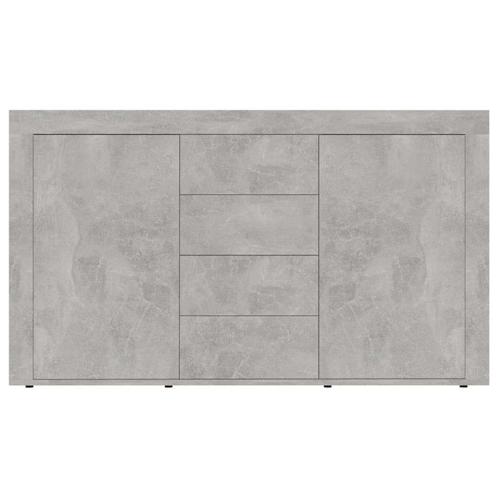 Dulap, gri beton, 120x36x69 cm, lemn prelucrat WALTI
