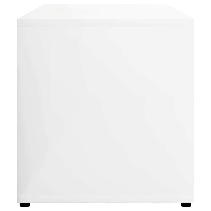 Dulap TV, alb extralucios, 80x34x36 cm, lemn prelucrat WALTI