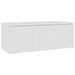Dulap TV, alb, 80x34x30 cm, lemn prelucrat - WALTI WALTI