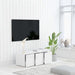 Dulap TV, alb, 80x34x30 cm, lemn prelucrat - WALTI WALTI