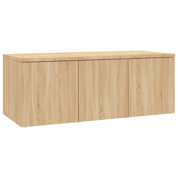 Comodă TV, stejar sonoma, 80x34x30 cm, lemn prelucrat - WALTI WALTI