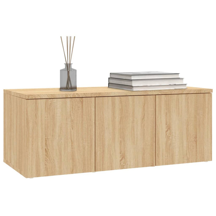 Comodă TV, stejar sonoma, 80x34x30 cm, lemn prelucrat - WALTI WALTI