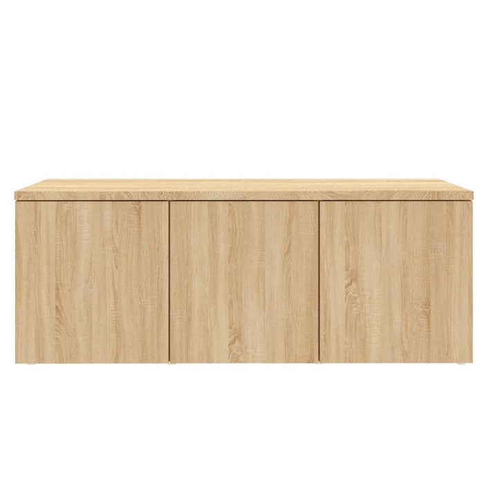 Comodă TV, stejar sonoma, 80x34x30 cm, lemn prelucrat - WALTI WALTI