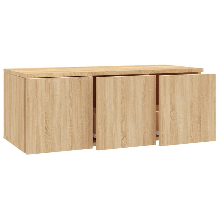 Comodă TV, stejar sonoma, 80x34x30 cm, lemn prelucrat - WALTI WALTI