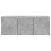 Dulap TV, gri beton, 80 x 34 x 30 cm, lemn prelucrat - WALTI WALTI