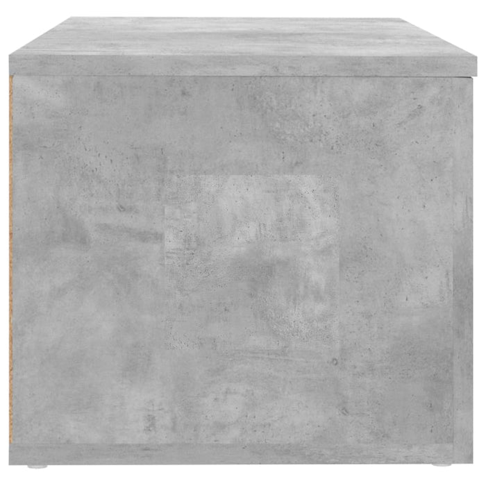 Dulap TV, gri beton, 80 x 34 x 30 cm, lemn prelucrat - WALTI WALTI