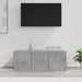 Dulap TV, gri beton, 80 x 34 x 30 cm, lemn prelucrat - WALTI WALTI