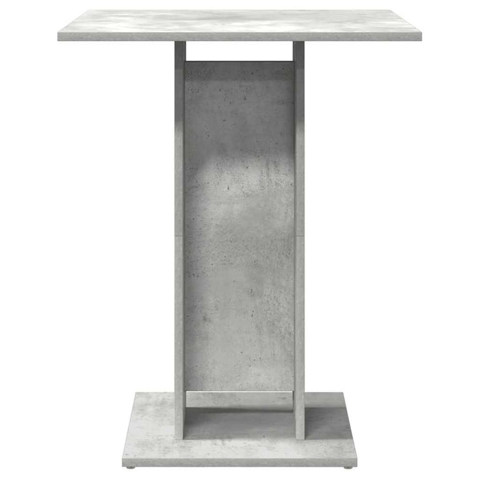 Masă de bistro, gri beton, 60 x 60 x 75 cm, lemn prelucrat - WALTI WALTI