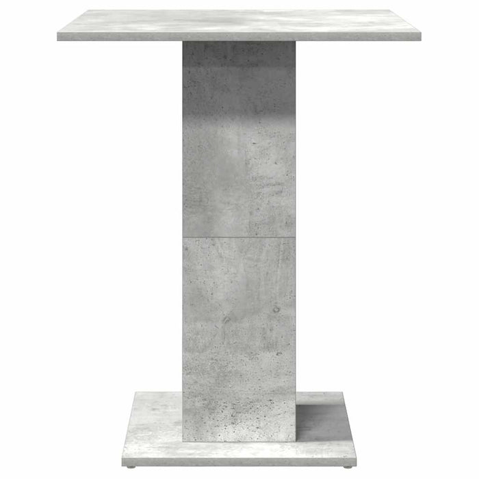Masă de bistro, gri beton, 60 x 60 x 75 cm, lemn prelucrat - WALTI WALTI
