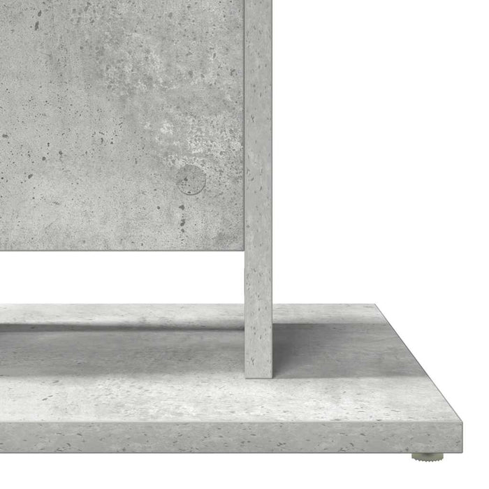 Masă de bistro, gri beton, 60 x 60 x 75 cm, lemn prelucrat - WALTI WALTI
