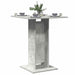 Masă de bistro, gri beton, 60 x 60 x 75 cm, lemn prelucrat - WALTI WALTI