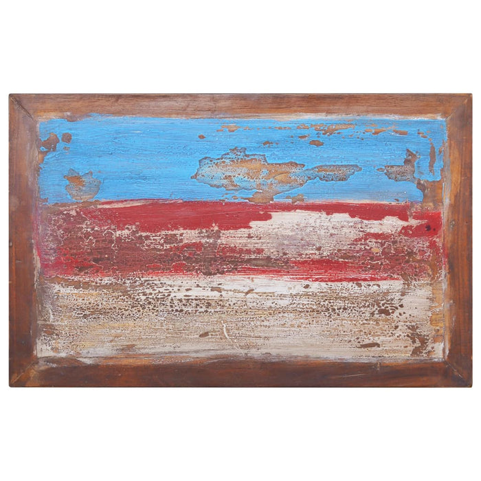 Măsuță de cafea, 80 x 50 x 40 cm, lemn de tec reciclat - WALTI WALTI
