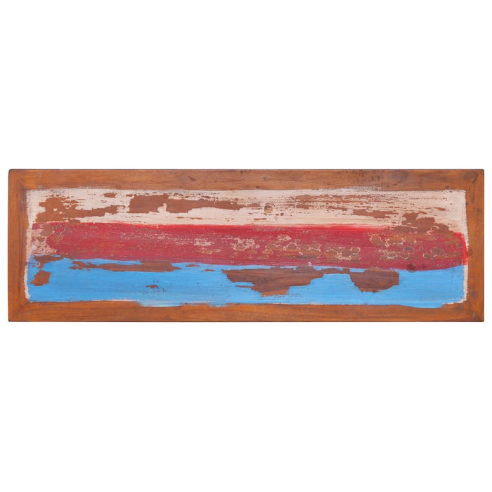 Comodă TV, 110 x 35 x 40 cm, lemn reciclat de tec - WALTI WALTI