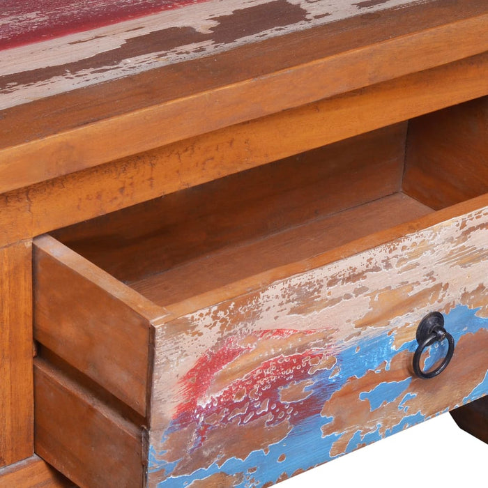 Comodă TV, 110 x 35 x 40 cm, lemn reciclat de tec - WALTI WALTI
