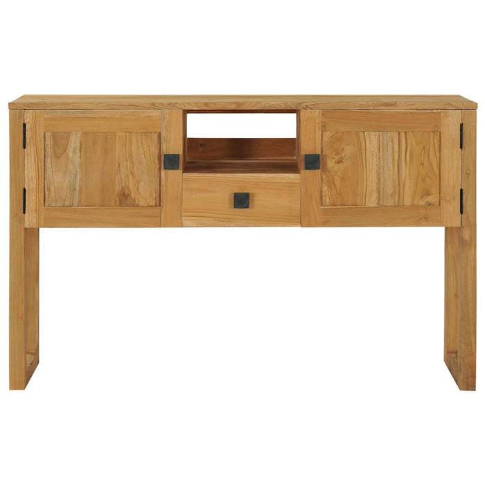 Masă consolă, 120 x 32 x 75 cm, lemn masiv de tec WALTI