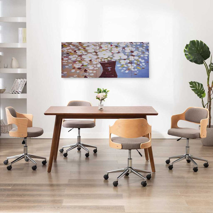 Set tablouri din pânză, vas cu flori, multicolor, 150 x 60 cm WALTI