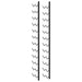 Suport sticle de vin de perete, 24 sticle, negru, fier - WALTI WALTI