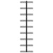 Suport sticle de vin de perete, 9 sticle, negru, fier - WALTI WALTI