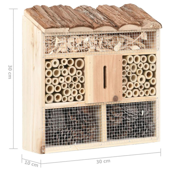 Casă de insecte, 30x10x30 cm, lemn de brad - WALTI WALTI