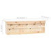Căsuță de vrăbii cu 5 încăperi, 68 x 15 x 21 cm, lemn de brad - WALTI WALTI