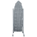 Gard din spalier, gri,1,8 x 1 m, lemn masiv de brad - WALTI WALTI