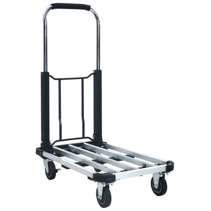 Cărucior de transport pliabil, 150 kg, argintiu, aluminiu - WALTI WALTI