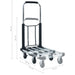 Cărucior de transport pliabil, 150 kg, argintiu, aluminiu - WALTI WALTI