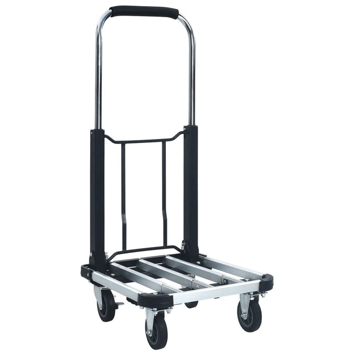 Cărucior de transport pliabil, 150 kg, argintiu, aluminiu - WALTI WALTI