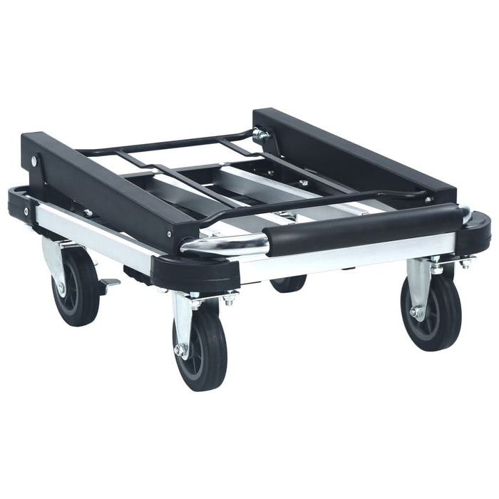Cărucior de transport pliabil, 150 kg, argintiu, aluminiu - WALTI WALTI