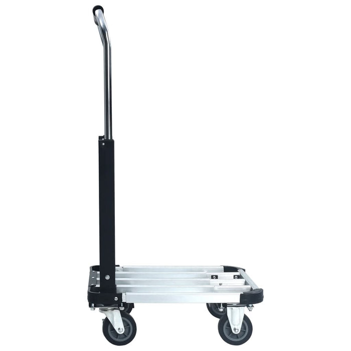 Cărucior de transport pliabil, 150 kg, argintiu, aluminiu - WALTI WALTI