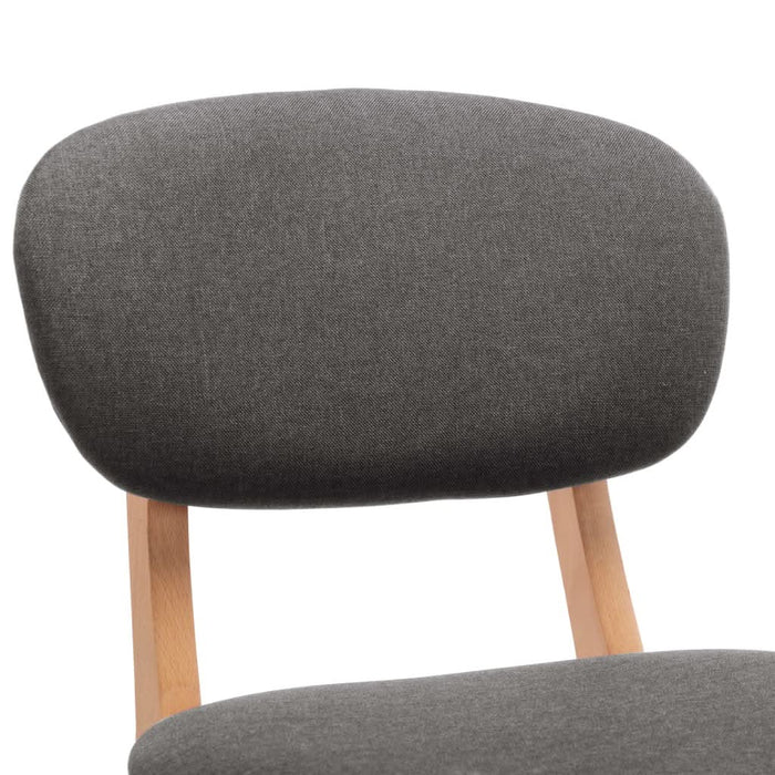Scaune de bar, 2 buc., gri închis, material textil - WALTI WALTI