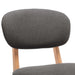 Scaune de bar, 2 buc., gri închis, material textil - WALTI WALTI