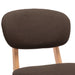 Scaune de bar, 2 buc., maro, material textil - WALTI WALTI