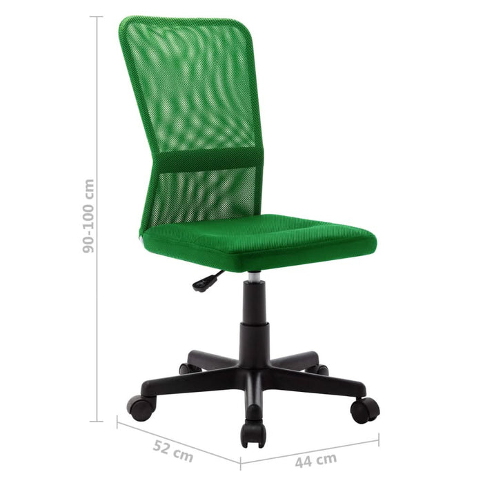 Scaun de birou, verde, 44 x 52 x 100 cm, plasă textilă - WALTI WALTI