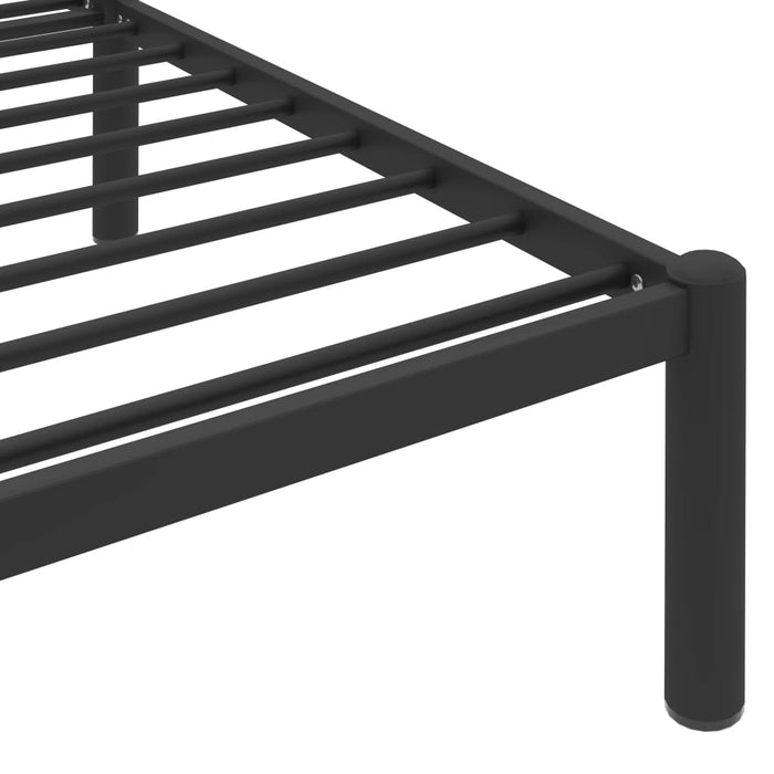 Cadru de pat, negru, 90 x 200 cm, metal WALTI