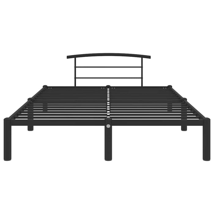 Cadru de pat, negru, 120 x 200 cm, metal WALTI