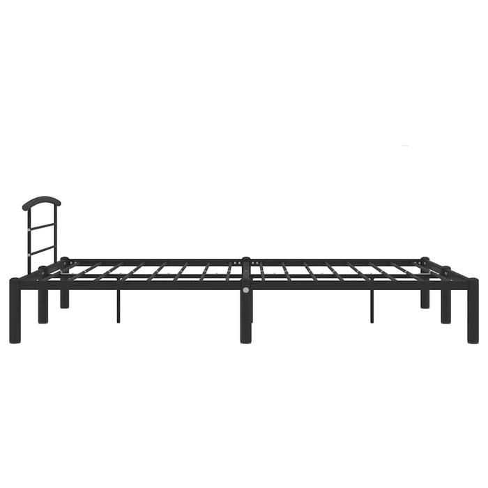 Cadru de pat, negru, 120 x 200 cm, metal WALTI